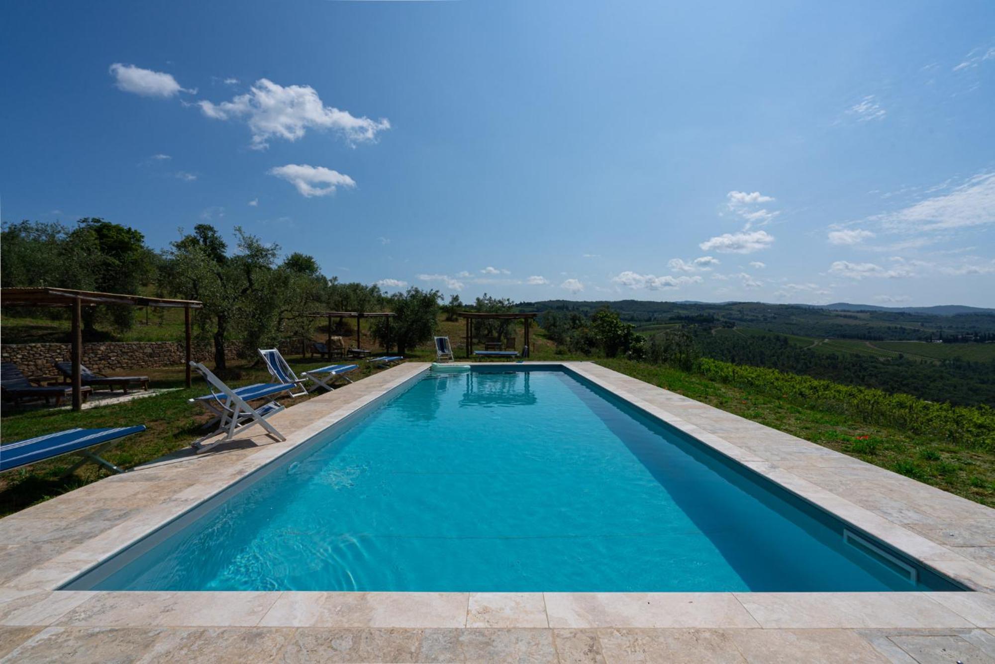 Casa Alta Leilighet Greve in Chianti Eksteriør bilde