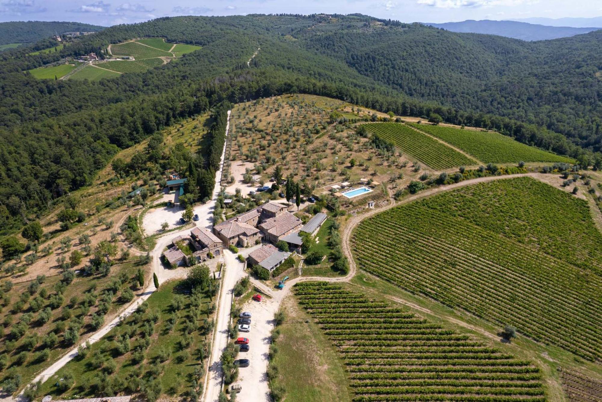 Casa Alta Leilighet Greve in Chianti Eksteriør bilde